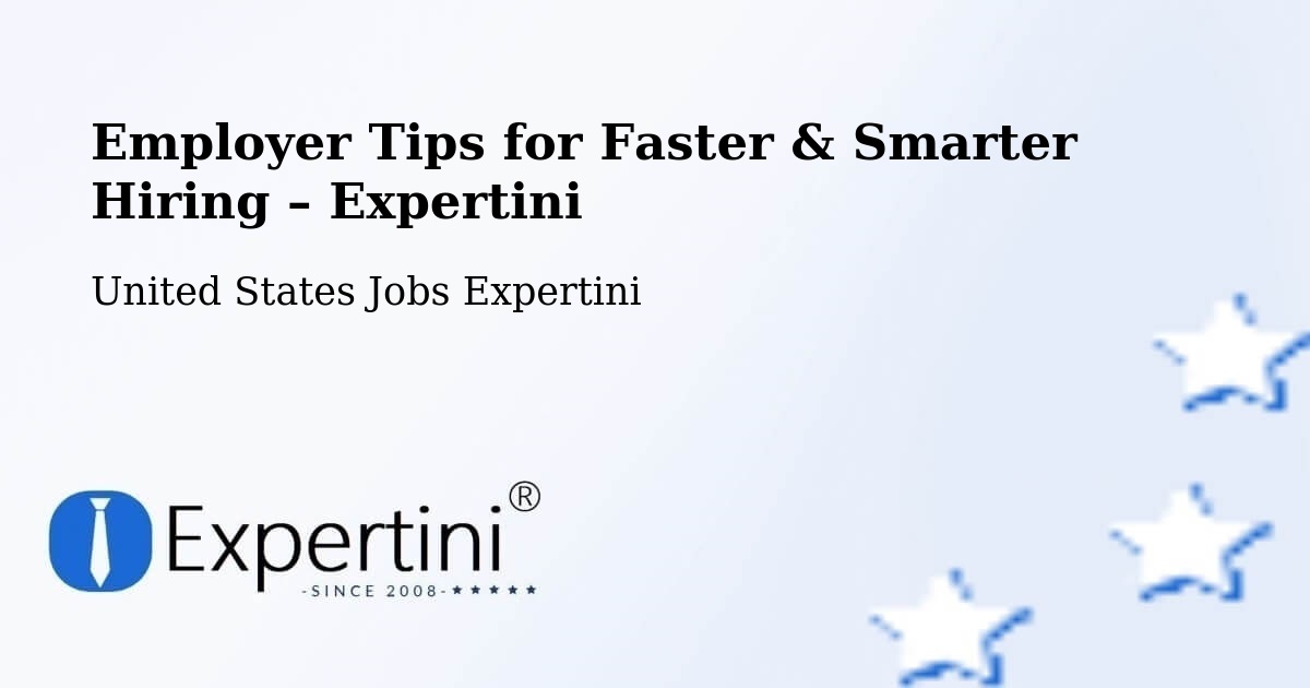 Employer Tips for Hiring & Recruitment – Schenectady - Schenectady, United States Jobs Expertini
